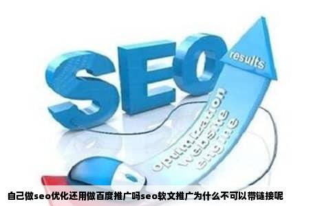 自己做seo优化还用做百度推广吗seo软文推广为什么不可以带链接呢