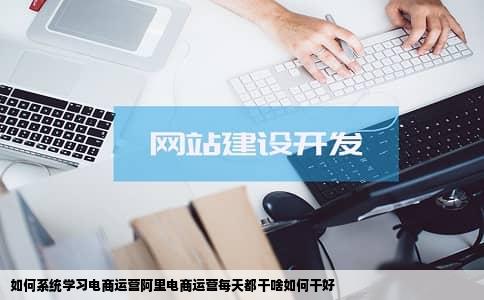 如何系统学习电商运营阿里电商运营每天都干啥如何干好