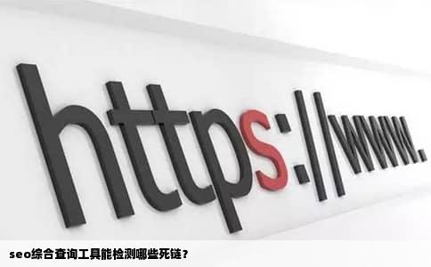 seo综合查询工具能检测哪些死链？