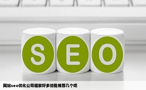 网站seo优化公司哪家好多给我推荐几个吧