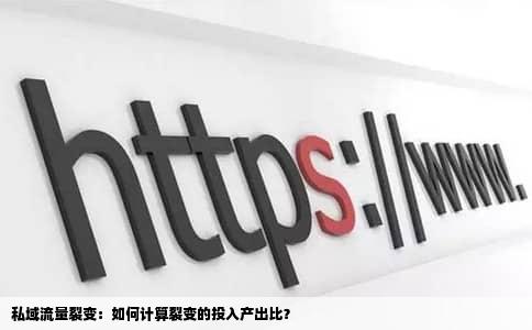 私域流量裂变：如何计算裂变的投入产出比？