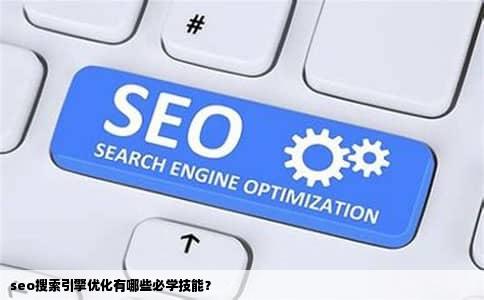 seo搜索引擎优化有哪些必学技能？