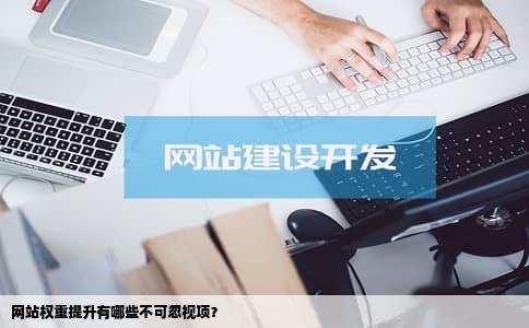 网站权重提升有哪些不可忽视项？