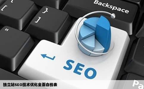 独立站SEO技术优化全面自检表