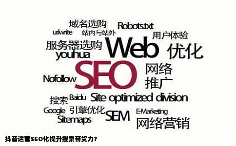 抖音运营SEO化提升搜索带货力？