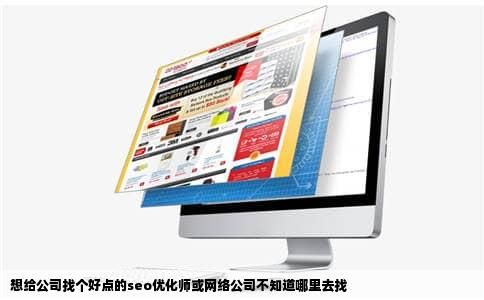 想给公司找个好点的seo优化师或网络公司不知道哪里去找