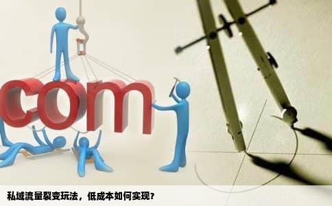 私域流量裂变玩法，低成本如何实现？