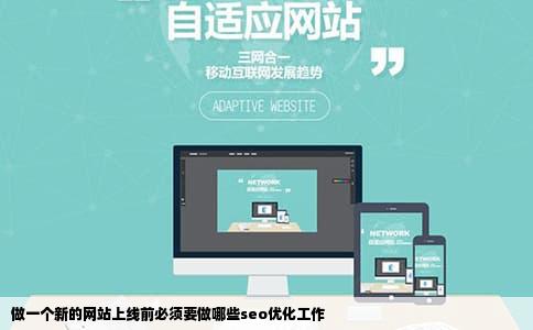 做一个新的网站上线前必须要做哪些seo优化工作