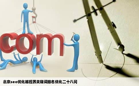 北京seo优化越视界关键词排名优化二十八问