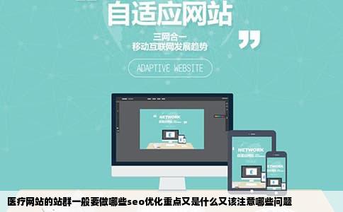 医疗网站的站群一般要做哪些seo优化重点又是什么又该注意哪些问题