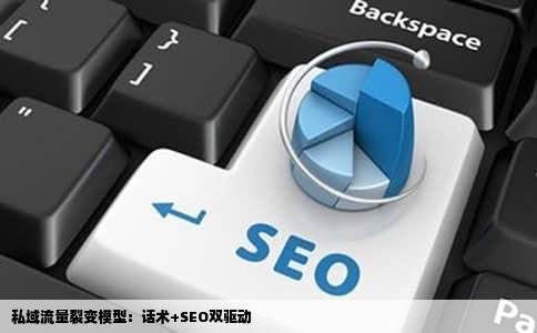 私域流量裂变模型：话术+SEO双驱动