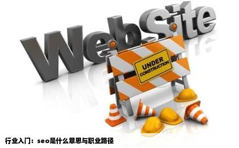 行业入门：seo是什么意思与职业路径