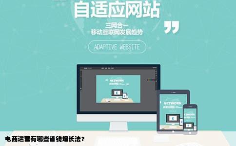 电商运营有哪些省钱增长法？